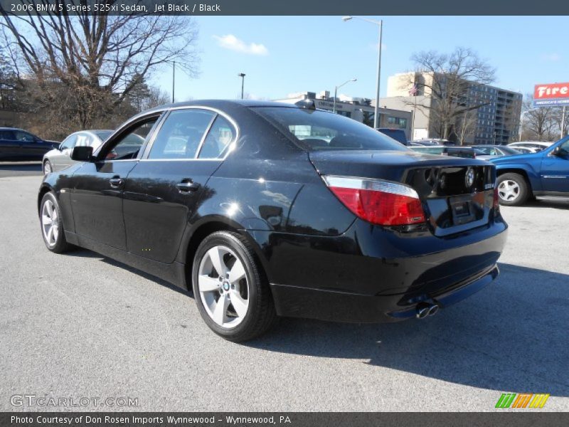 Jet Black / Black 2006 BMW 5 Series 525xi Sedan