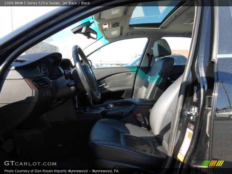 Jet Black / Black 2006 BMW 5 Series 525xi Sedan