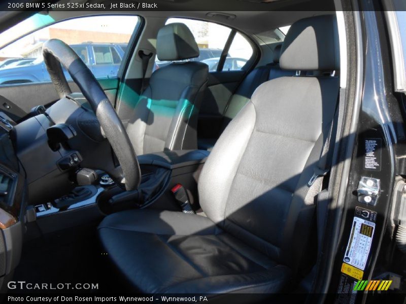 Jet Black / Black 2006 BMW 5 Series 525xi Sedan