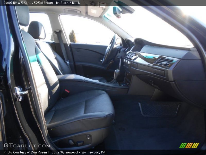 Jet Black / Black 2006 BMW 5 Series 525xi Sedan
