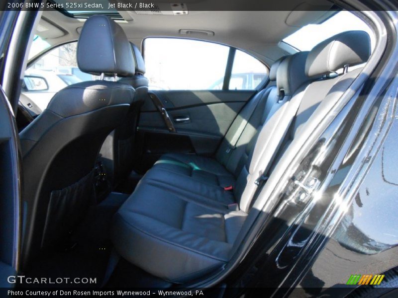 Jet Black / Black 2006 BMW 5 Series 525xi Sedan
