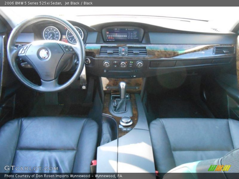 Jet Black / Black 2006 BMW 5 Series 525xi Sedan