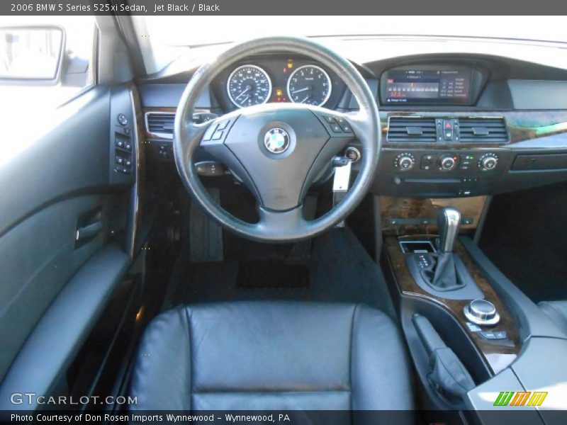 Jet Black / Black 2006 BMW 5 Series 525xi Sedan
