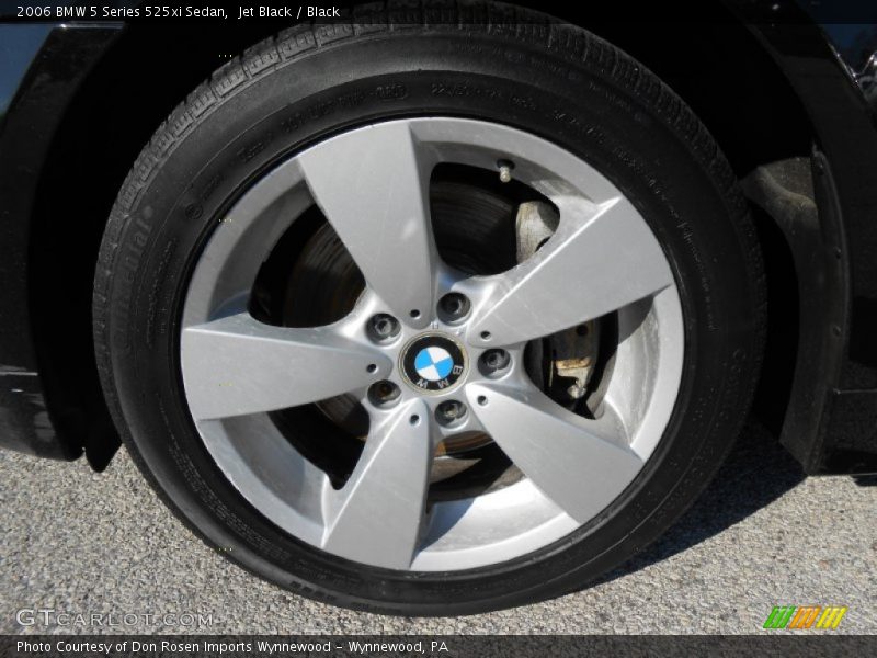 Jet Black / Black 2006 BMW 5 Series 525xi Sedan