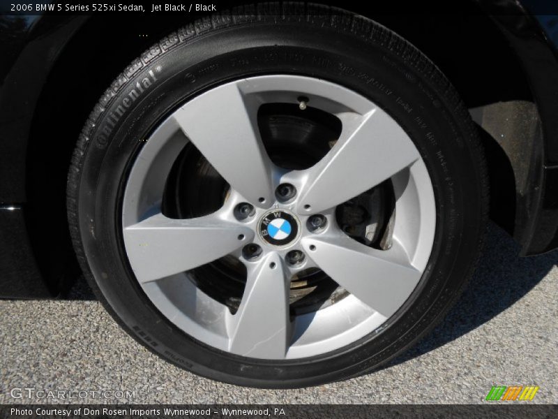 Jet Black / Black 2006 BMW 5 Series 525xi Sedan