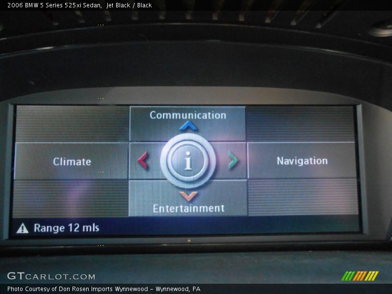 Jet Black / Black 2006 BMW 5 Series 525xi Sedan