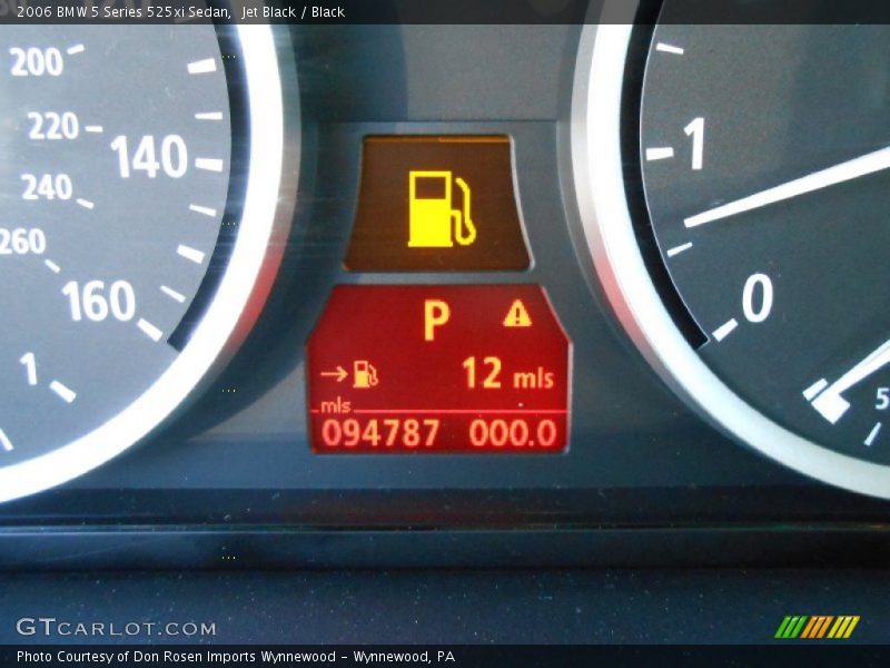 Jet Black / Black 2006 BMW 5 Series 525xi Sedan