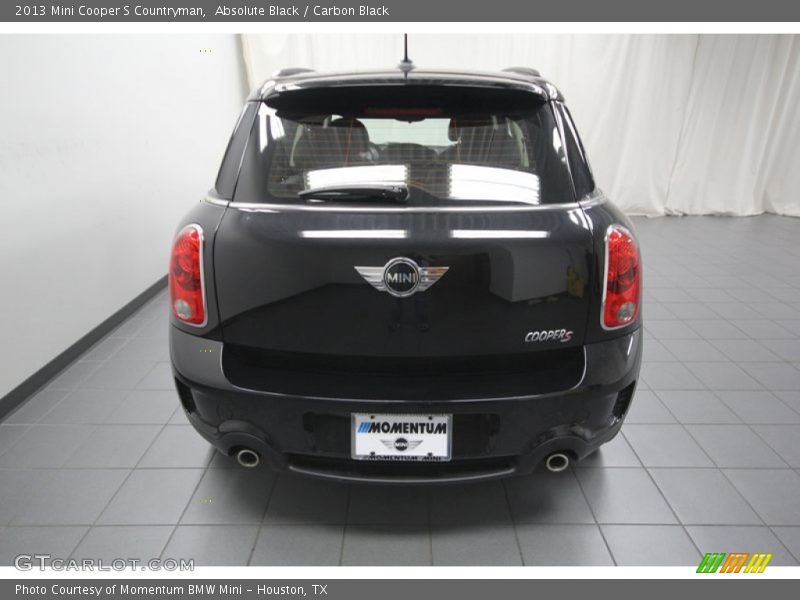 Absolute Black / Carbon Black 2013 Mini Cooper S Countryman