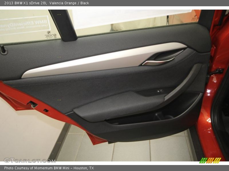 Valencia Orange / Black 2013 BMW X1 sDrive 28i