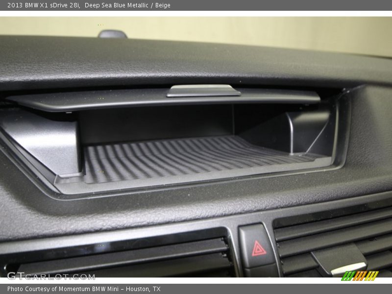 Deep Sea Blue Metallic / Beige 2013 BMW X1 sDrive 28i