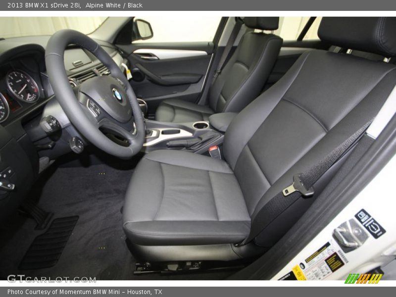 Alpine White / Black 2013 BMW X1 sDrive 28i