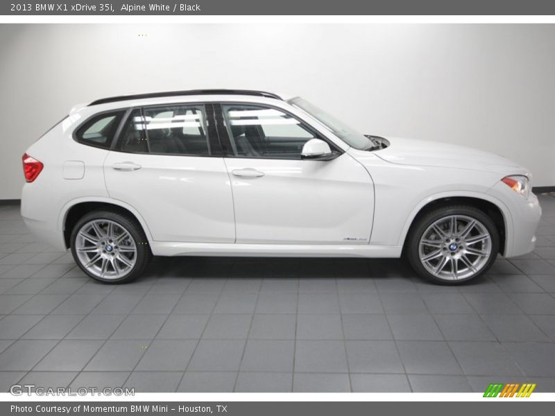 Alpine White / Black 2013 BMW X1 xDrive 35i