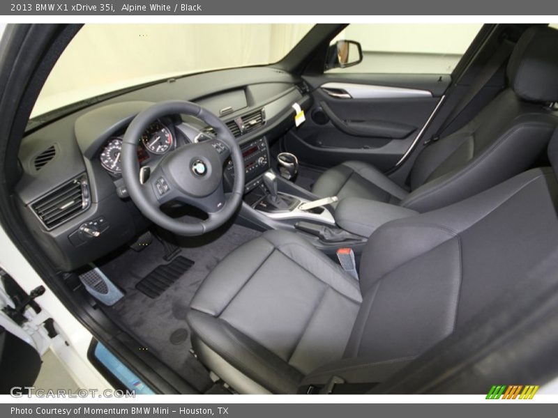 Alpine White / Black 2013 BMW X1 xDrive 35i