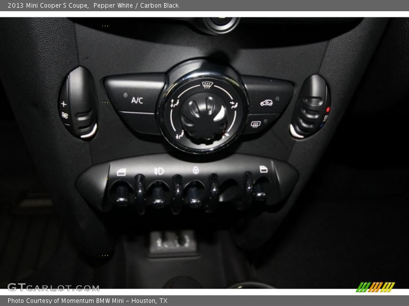 Controls of 2013 Cooper S Coupe