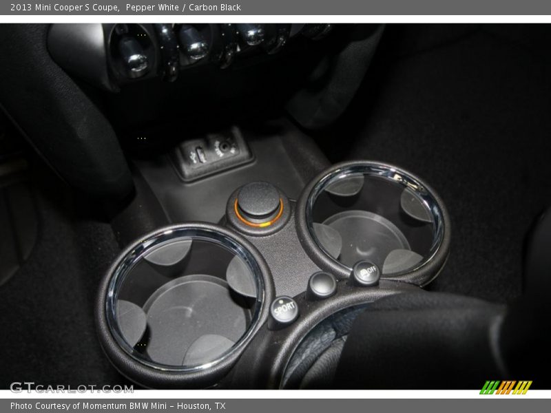 Pepper White / Carbon Black 2013 Mini Cooper S Coupe