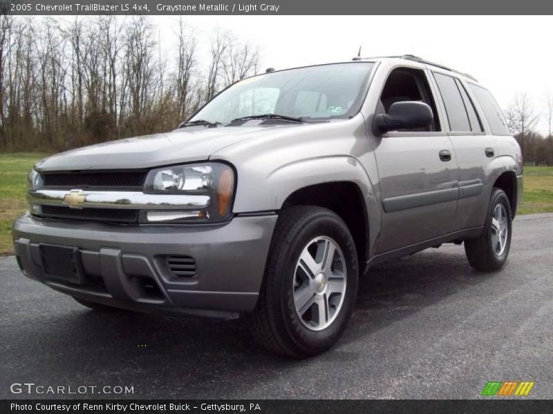 Graystone Metallic / Light Gray 2005 Chevrolet TrailBlazer LS 4x4