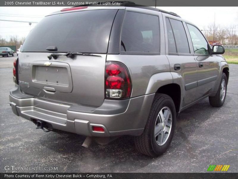 Graystone Metallic / Light Gray 2005 Chevrolet TrailBlazer LS 4x4