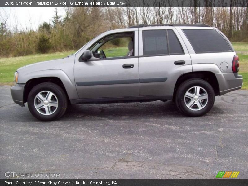 Graystone Metallic / Light Gray 2005 Chevrolet TrailBlazer LS 4x4