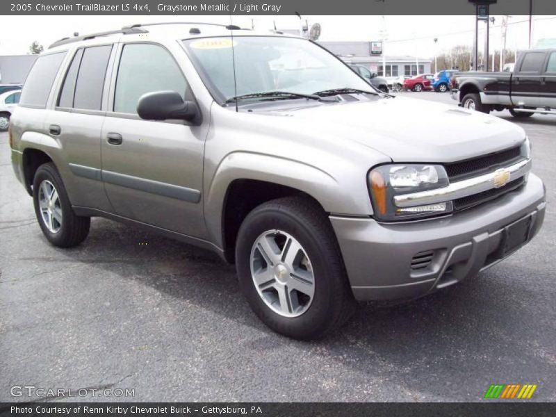 Graystone Metallic / Light Gray 2005 Chevrolet TrailBlazer LS 4x4