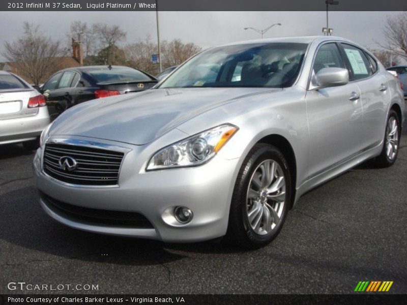 Liquid Platinum / Wheat 2012 Infiniti M 37 Sedan