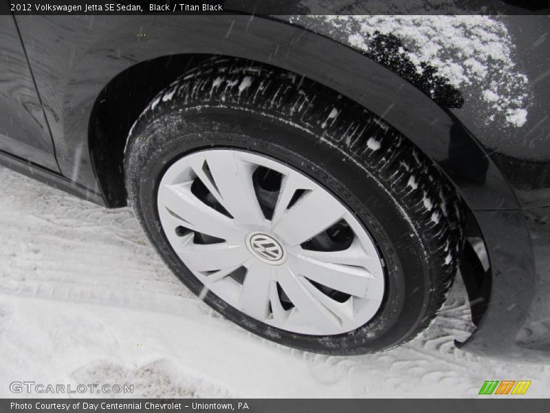 Black / Titan Black 2012 Volkswagen Jetta SE Sedan