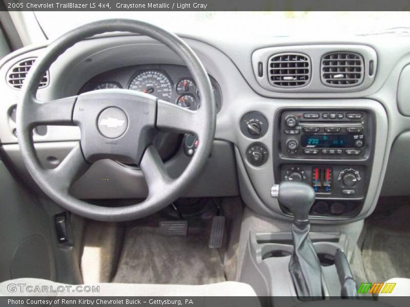 Graystone Metallic / Light Gray 2005 Chevrolet TrailBlazer LS 4x4