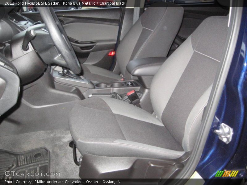 Kona Blue Metallic / Charcoal Black 2012 Ford Focus SE SFE Sedan