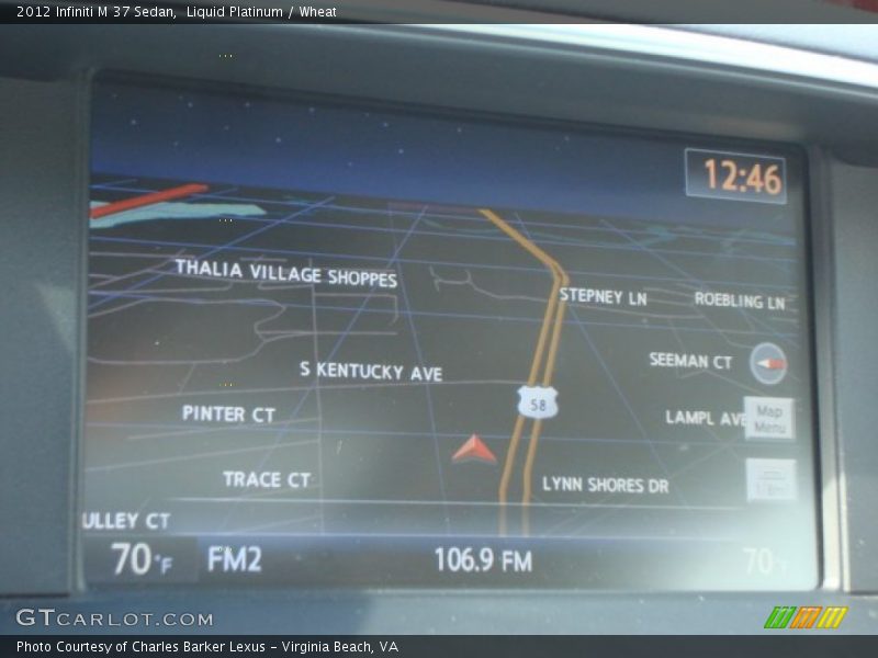 Liquid Platinum / Wheat 2012 Infiniti M 37 Sedan