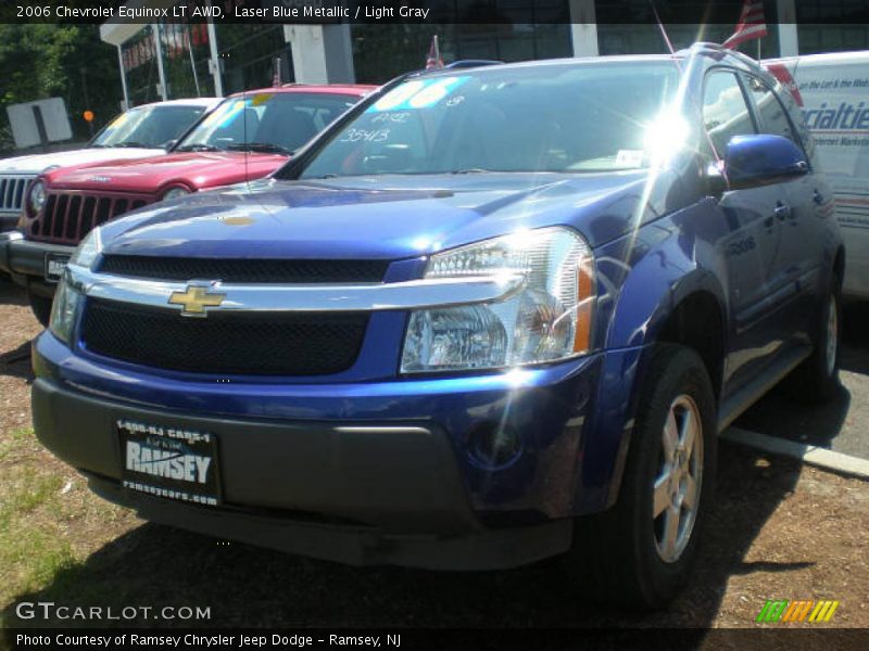 Laser Blue Metallic / Light Gray 2006 Chevrolet Equinox LT AWD