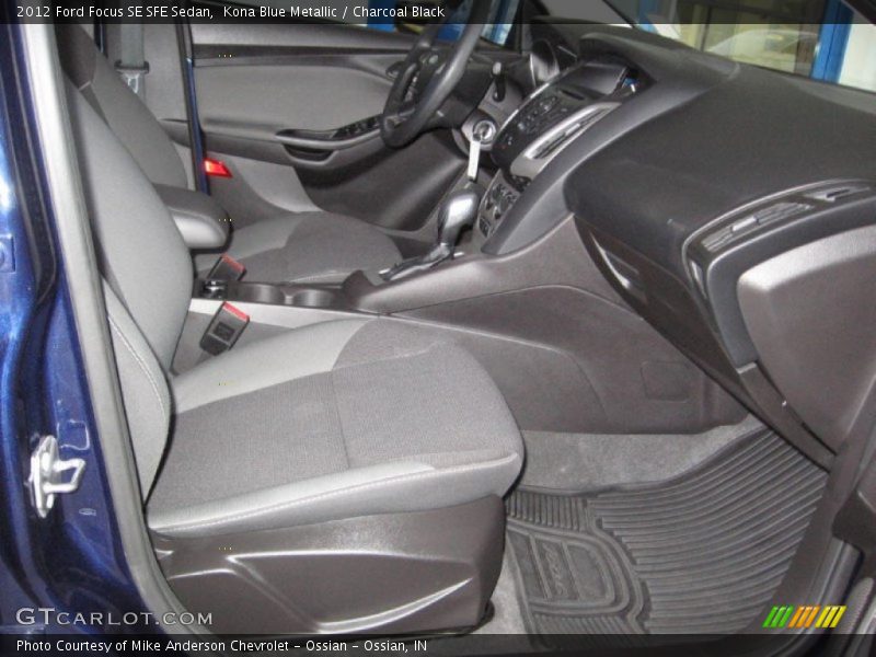 Kona Blue Metallic / Charcoal Black 2012 Ford Focus SE SFE Sedan