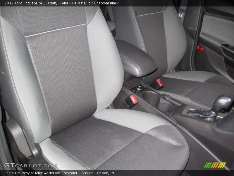 Kona Blue Metallic / Charcoal Black 2012 Ford Focus SE SFE Sedan