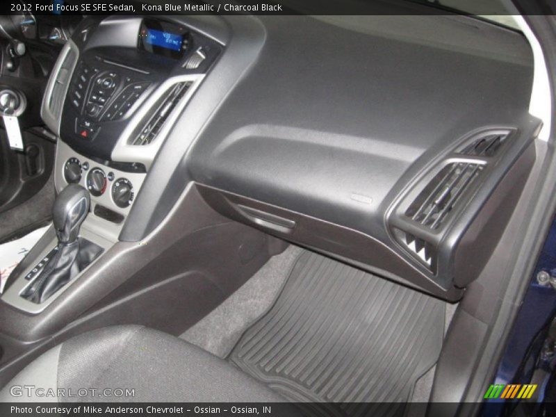 Kona Blue Metallic / Charcoal Black 2012 Ford Focus SE SFE Sedan