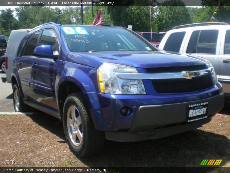 Laser Blue Metallic / Light Gray 2006 Chevrolet Equinox LT AWD