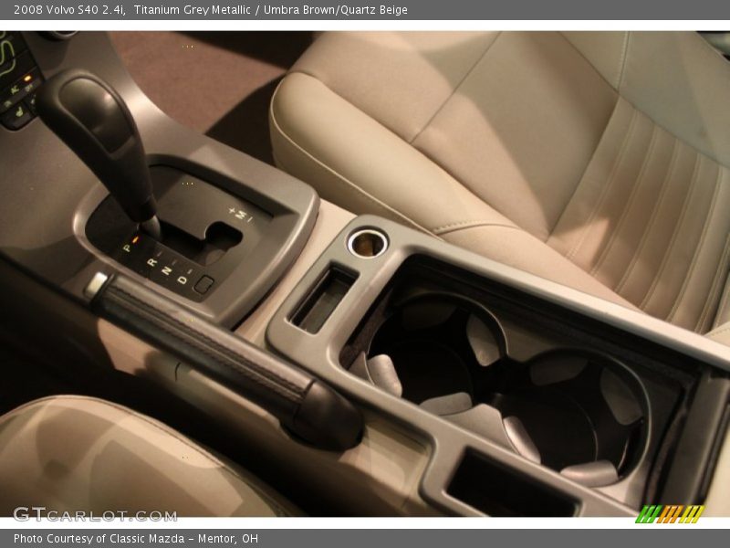 Titanium Grey Metallic / Umbra Brown/Quartz Beige 2008 Volvo S40 2.4i