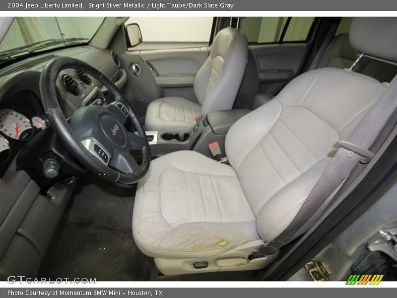 Bright Silver Metallic / Light Taupe/Dark Slate Gray 2004 Jeep Liberty Limited