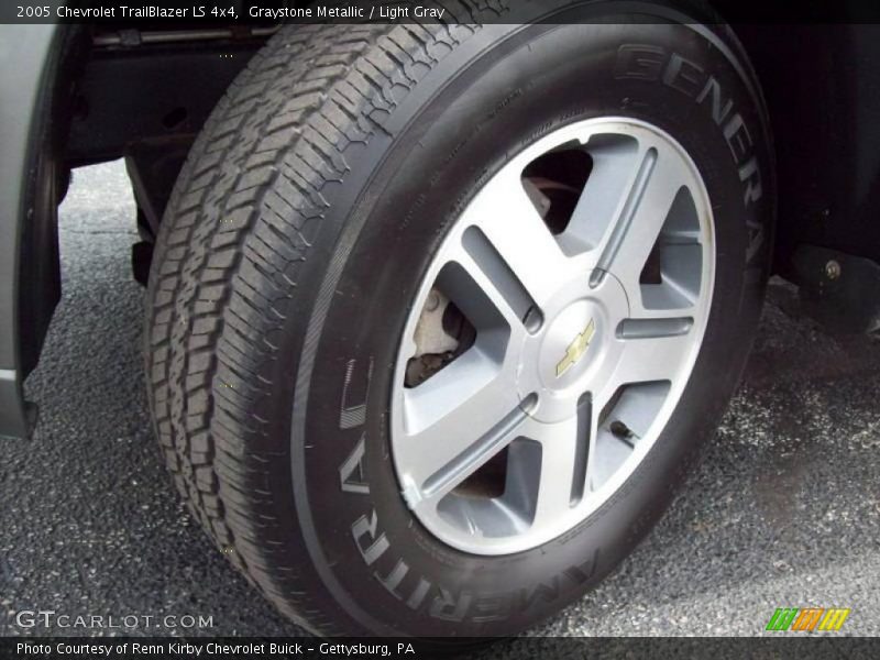 Graystone Metallic / Light Gray 2005 Chevrolet TrailBlazer LS 4x4