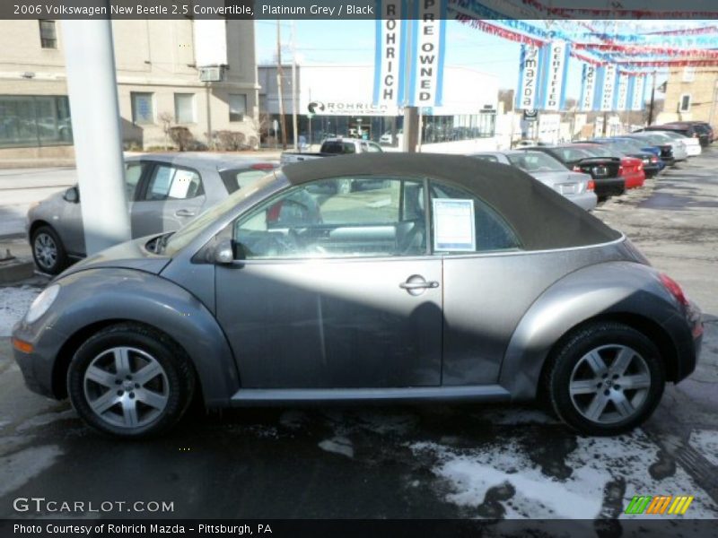Platinum Grey / Black 2006 Volkswagen New Beetle 2.5 Convertible