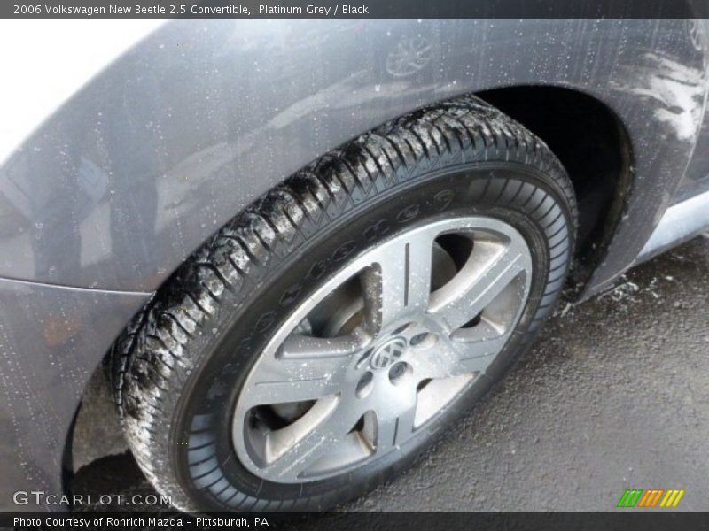 Platinum Grey / Black 2006 Volkswagen New Beetle 2.5 Convertible