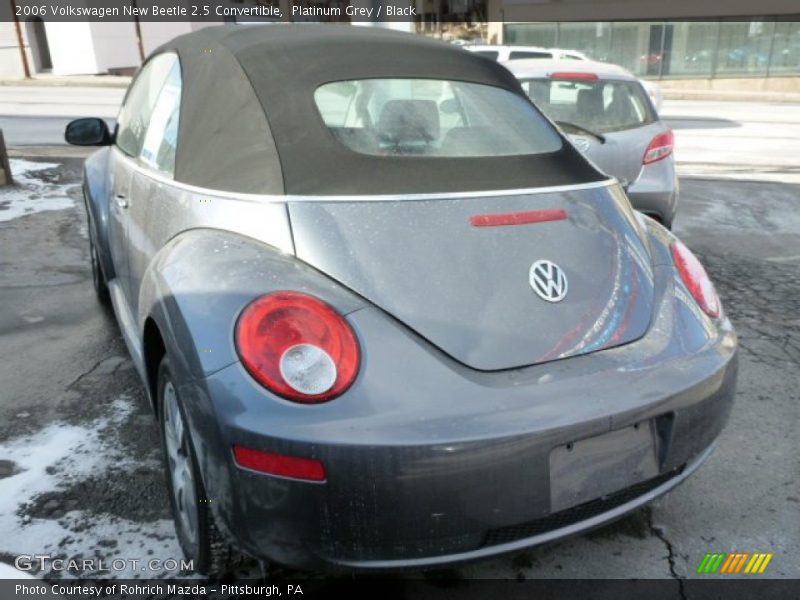Platinum Grey / Black 2006 Volkswagen New Beetle 2.5 Convertible