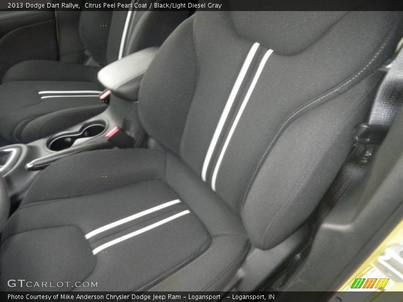 Front Seat of 2013 Dart Rallye