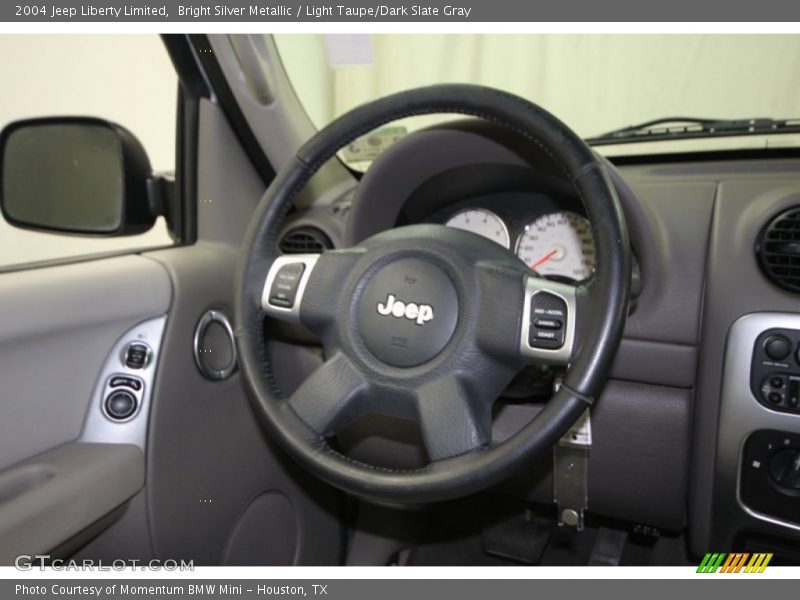 Bright Silver Metallic / Light Taupe/Dark Slate Gray 2004 Jeep Liberty Limited