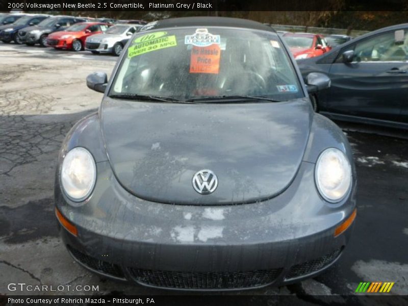 Platinum Grey / Black 2006 Volkswagen New Beetle 2.5 Convertible