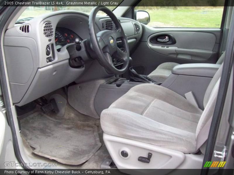 Graystone Metallic / Light Gray 2005 Chevrolet TrailBlazer LS 4x4