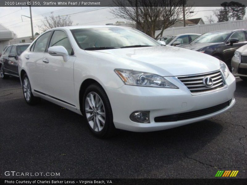 Starfire White Pearl / Parchment 2010 Lexus ES 350
