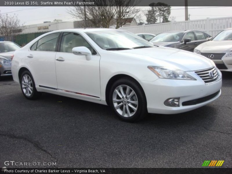 Starfire White Pearl / Parchment 2010 Lexus ES 350