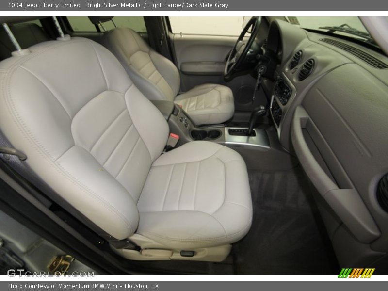 Bright Silver Metallic / Light Taupe/Dark Slate Gray 2004 Jeep Liberty Limited