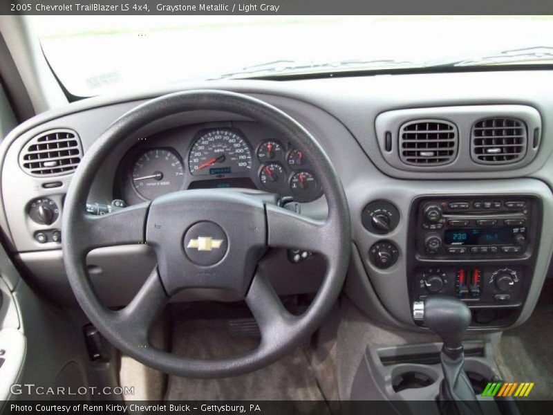 Graystone Metallic / Light Gray 2005 Chevrolet TrailBlazer LS 4x4