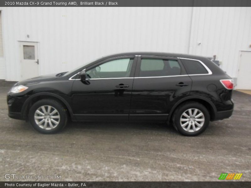 Brilliant Black / Black 2010 Mazda CX-9 Grand Touring AWD