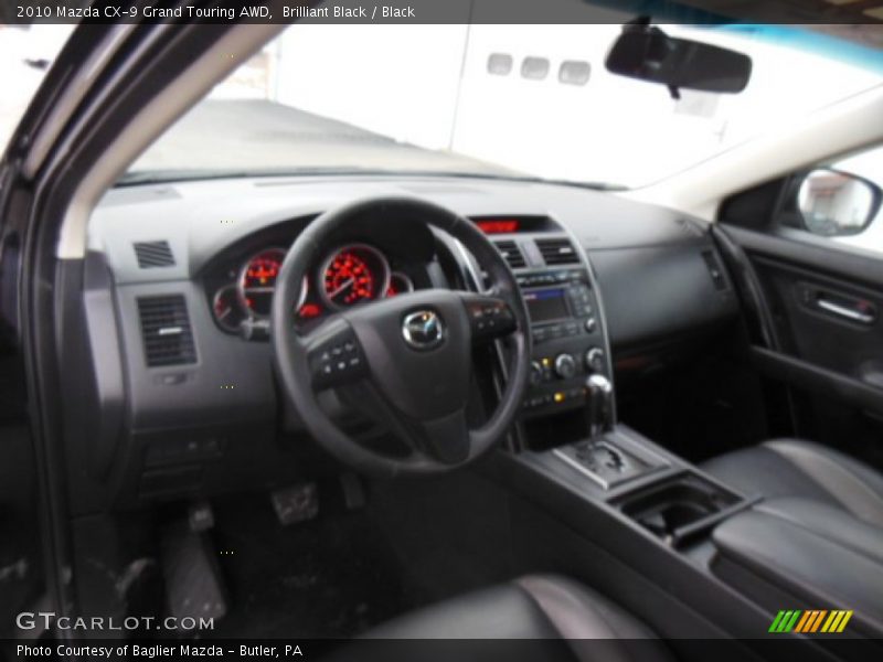 Brilliant Black / Black 2010 Mazda CX-9 Grand Touring AWD