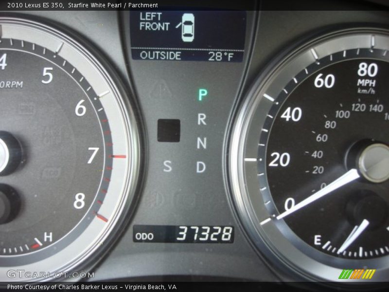 Starfire White Pearl / Parchment 2010 Lexus ES 350